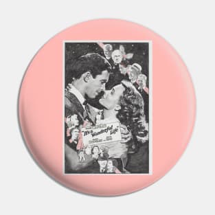 It's A Wonderful Life Classic Movie Poster Pin