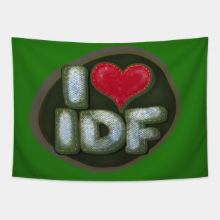 I LOVE IDF Tapestry