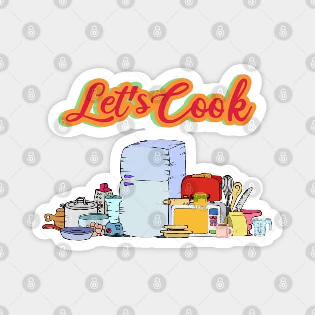 Let's Cook! Magnet by Brains