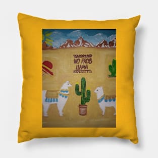 Two Llamas Pillow