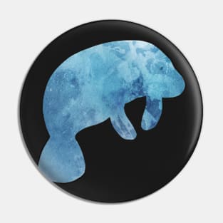 Cute Manatee Sticker Pin