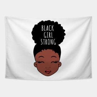 Black Girl Strong, African American Girl, Black Girl Magic Tapestry