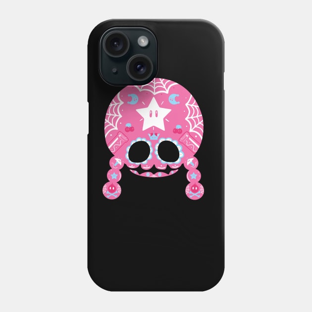 Dia De Muertos Toadette Phone Case by Creative Wiz