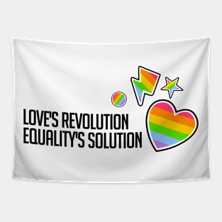Love's Revolution Equality's solution Tapestry