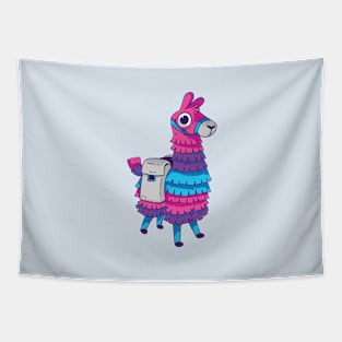 llama pinata cinco de mayo alpaca funny Tapestry