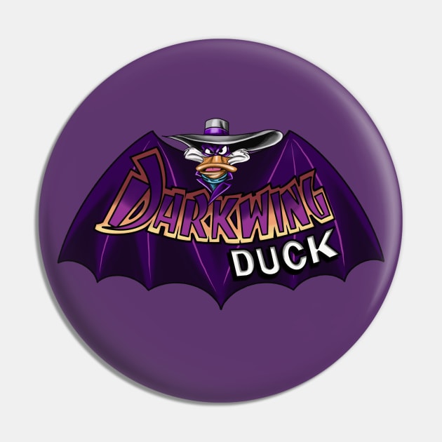 Darkwing Batsymbol Fanart Pin by AABDesign / WiseGuyTattoos