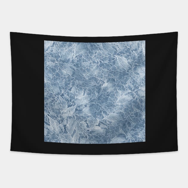 Frozen Leaves 7 Tapestry by aklara