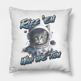 Rizz Em With The Tism Funny Autism ADHD Austism Pillow