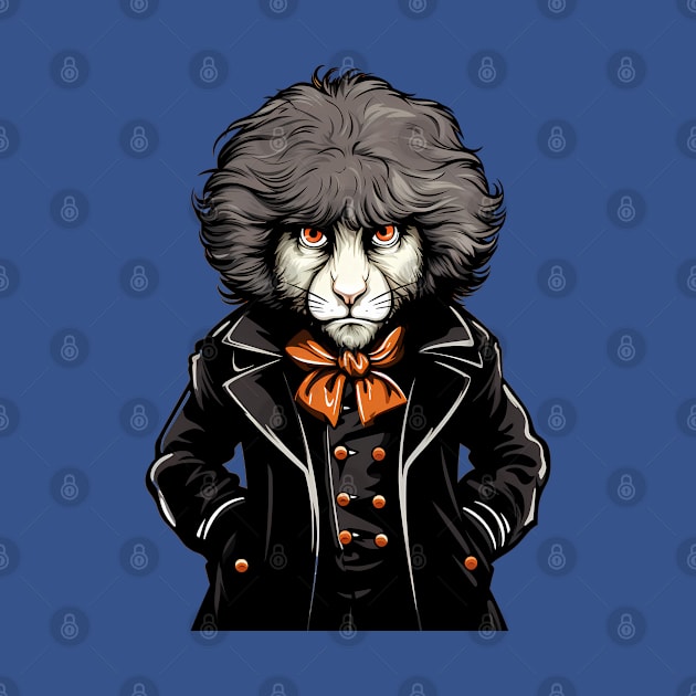 halloween grey hair lion by Nosametee