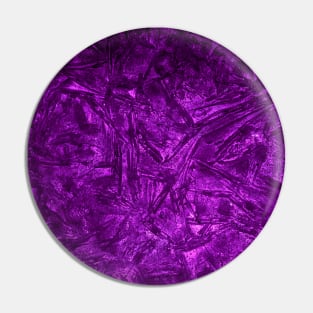 Purple Crystal Pattern Pin