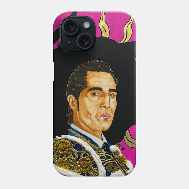 Portrait of a Bullfighter Phone Case by MadsAve