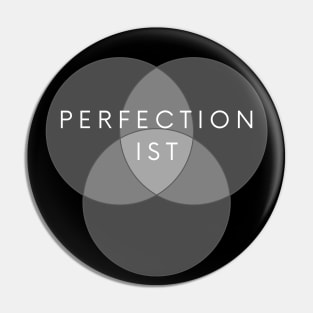 Perfectionist Perfection Lover OCD Perfectionism Symmetrical Circles Gift Pin