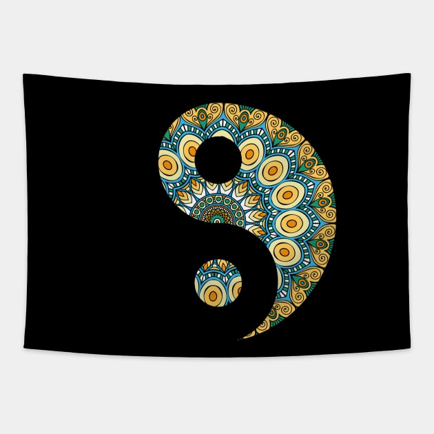 MOTION OF YING AND YANG Tapestry by EdsTshirts