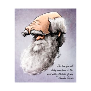 Caricature: Charles Darwin T-Shirt