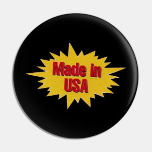 Made in USA Pin