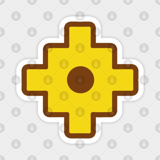 Incan (yellow) Magnet by ohmybach