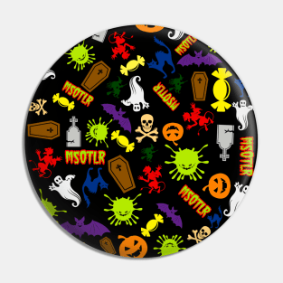 Spooky Scatter Design Pin