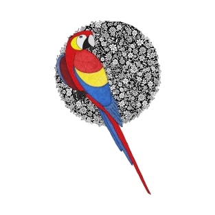 Floral parrot T-Shirt