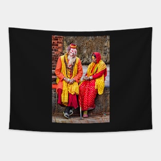 Sadhu & Sadhvi. Tapestry
