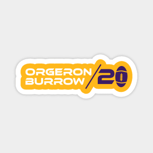 Orgeron Burrow Magnet