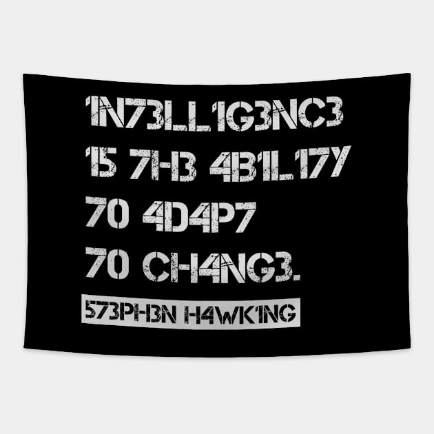 black intelligence / 8L4CK Tapestry by Attia17