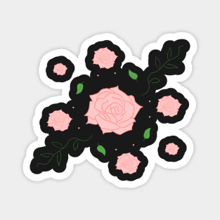 Pink Flower of Spring Magnet