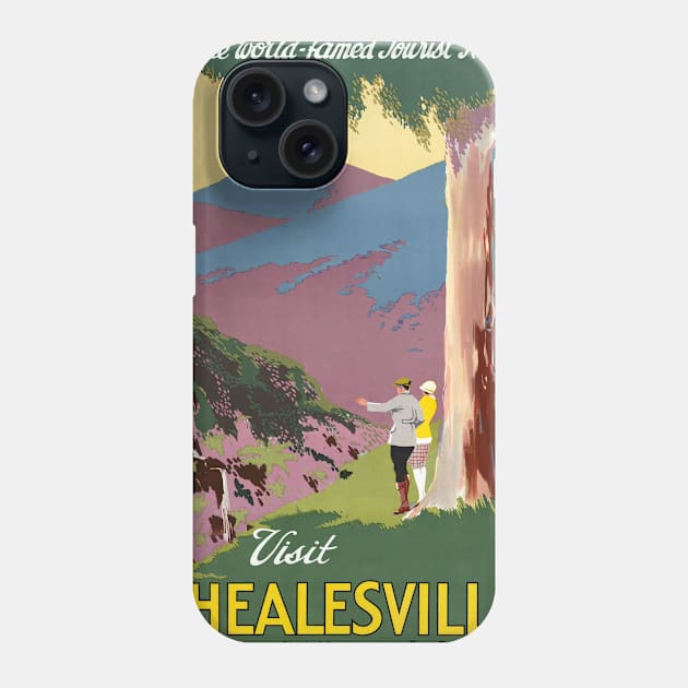 Visit Healesville Australia Vintage Poster 1927 Phone Case by vintagetreasure