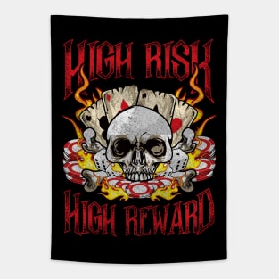 Poker High Risk High Reward Card Game Player Tapestry