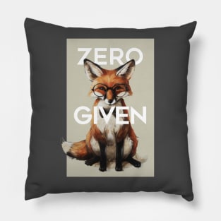 Zero Fox Given Pillow