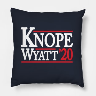 Leslie Knope and Ben Wyatt Presidential Election 2020 Parks and Rec Pillow