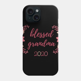 Blessed Grandma fun & lover Quotes designs for gifts Phone Case