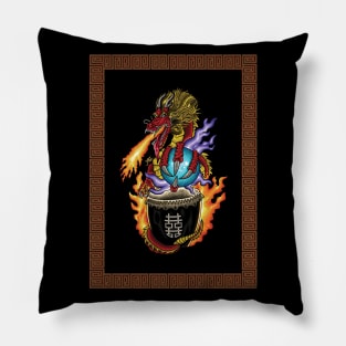 Chinese Dragon Pillow