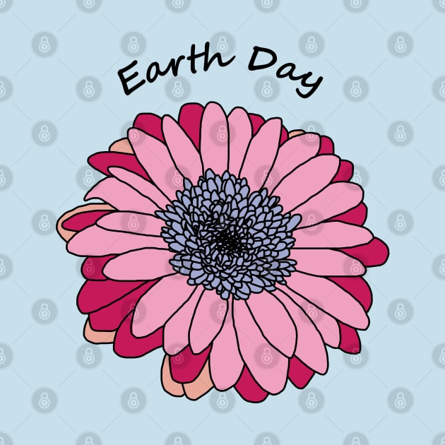 Gerbera Daisy for Earth Day by ellenhenryart