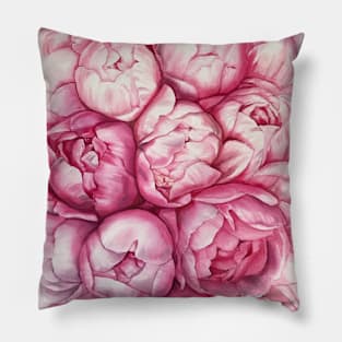 Rose peonies Pillow