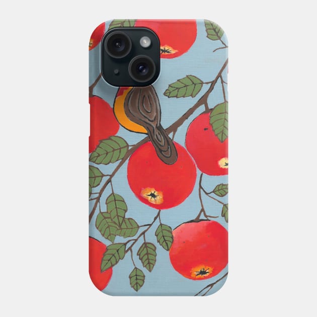 APPLE Tree Bird Artwork Phone Case by SartorisArt1