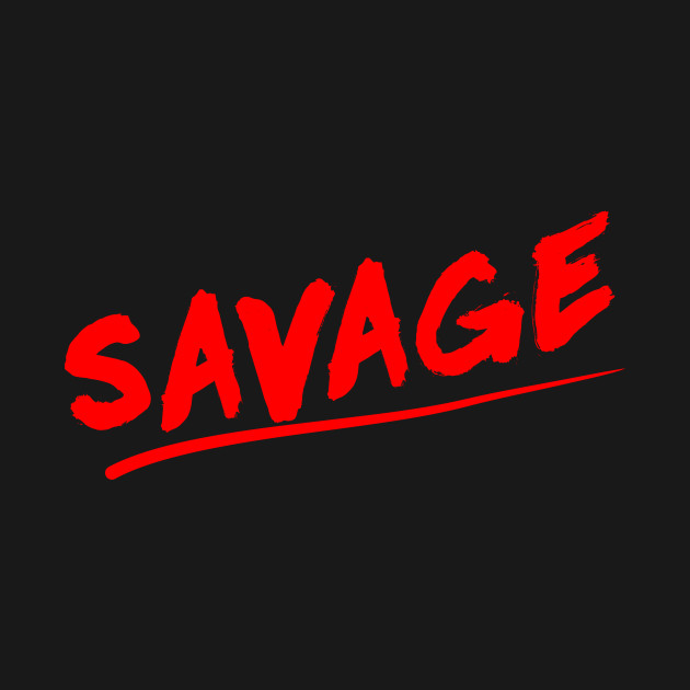 Red Logo Savage - Savage - T-Shirt | TeePublic