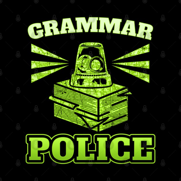 Grammar Police Officer Siren Light English Editor by cedricchungerxc