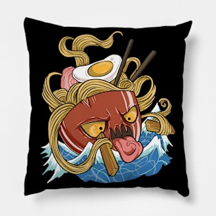 Anime Ramen Bowl Kawaii Pillow