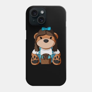 Oz Dorothy and Toto Teddy Bear Phone Case