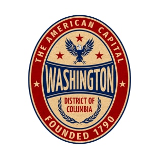 Washington DC Vintage District Of Columbia Eagle T-Shirt