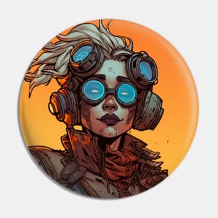 Post Apocalyptic Survivor Adventurer Pin