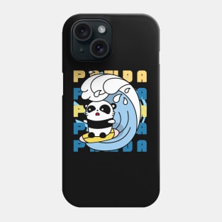 Surfing Panda Bear Phone Case