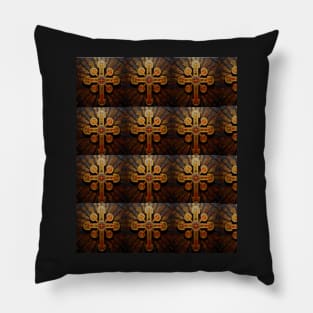Ethiopian Cross Fashion t-shirt Pillow