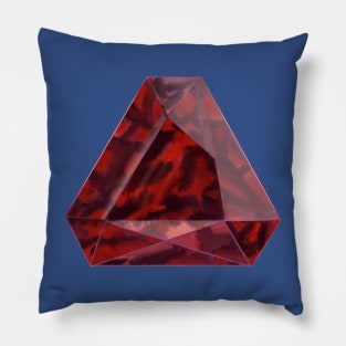 Garnet Crystal January Birthstone Pillow