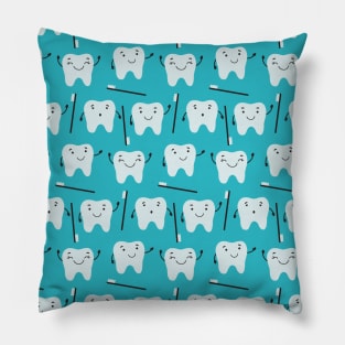 Funny Teeth with Tooth brush Pillow