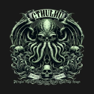 Cthulhu Rlyeh-H.P.Lovecraft T-Shirt