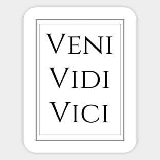 Veni Vidi Vici, I Came, I Saw, I Conquered, Theseus And The Minotaur  Sticker for Sale by xownsend