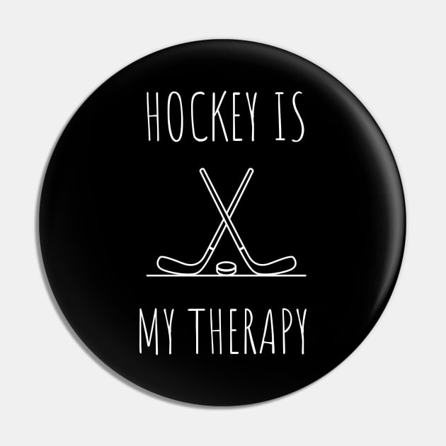 hockey is my therapy Pin by juinwonderland 41