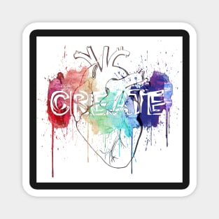 Create! Heart Magnet