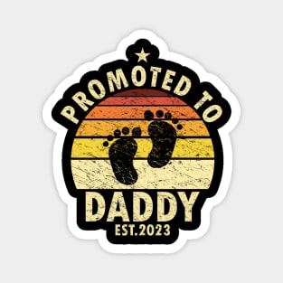 Promoted To Daddy 2023 Magnet